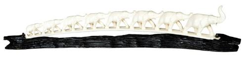Sculpture of 8 Elephants