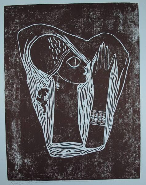 Print of a Woman