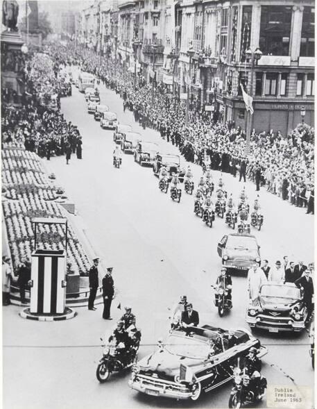 Photograph of President Kennedy in Motorcade