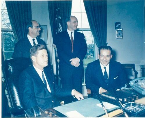 Photograph of President John F. Kennedy and President Joao Goulart