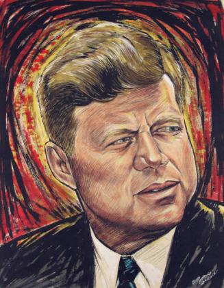 Illustration of John F. Kennedy