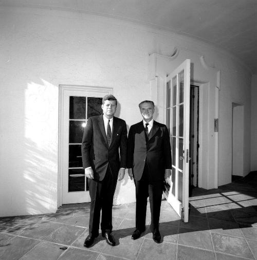 ST-503-1-62. President John F. Kennedy with Governor-elect of São Paulo, Brazil, Adhemar de Bar…