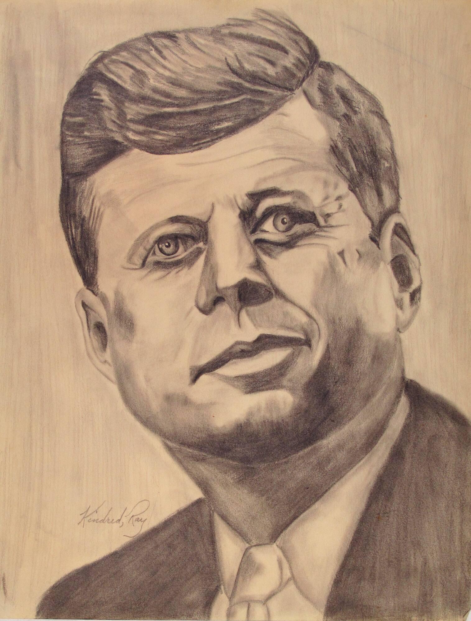 Sketch of John F. Kennedy – All Artifacts – The John F. Kennedy ...