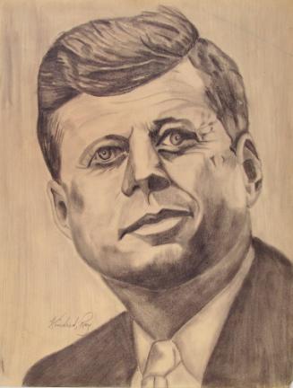 Sketch of John F. Kennedy