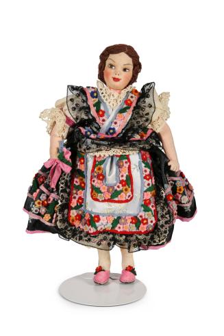 Female Hungarian Doll in Folk Costume