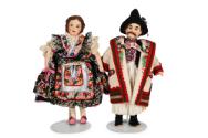 Hungarian couple dolls, MO 63.4787.1-.2