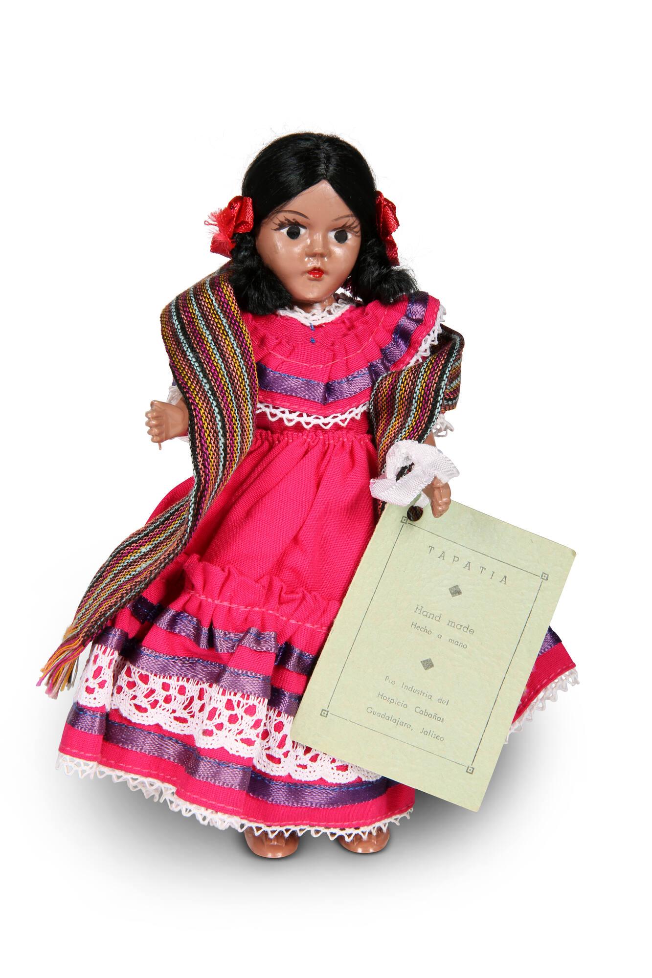 purses and handbags, colorful, cartoon printed imag, Mexican doll