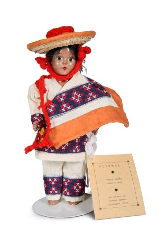 Mexican Huichol Doll
