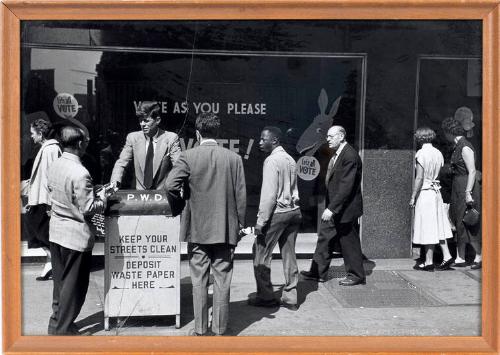 Photograph of John F. Kennedy Campaigning