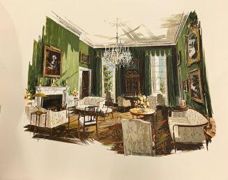 Print of White House Green Room