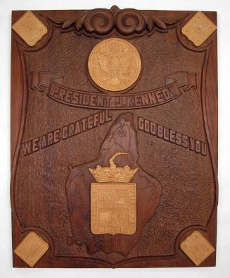 Plaque of the Island of Fayal of the Azores