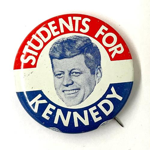 "Students for Kennedy" Button