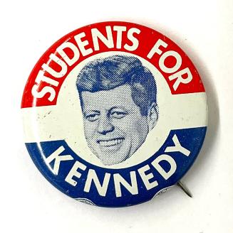 "STUDENTS FOR KENNEDY" Button