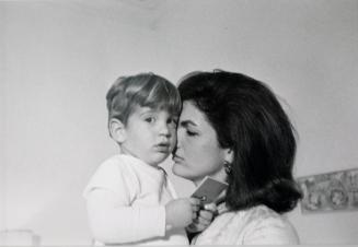 Photograph of Jacqueline Kennedy Holding John jr.