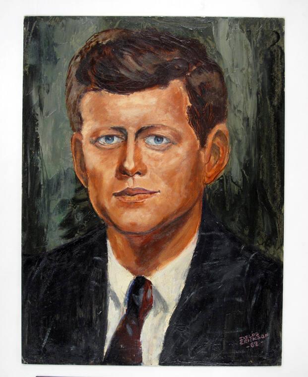 Portrait Of John F Kennedy All Artifacts The John F Kennedy