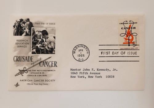 First Day Cover for Crusade Against Cancer