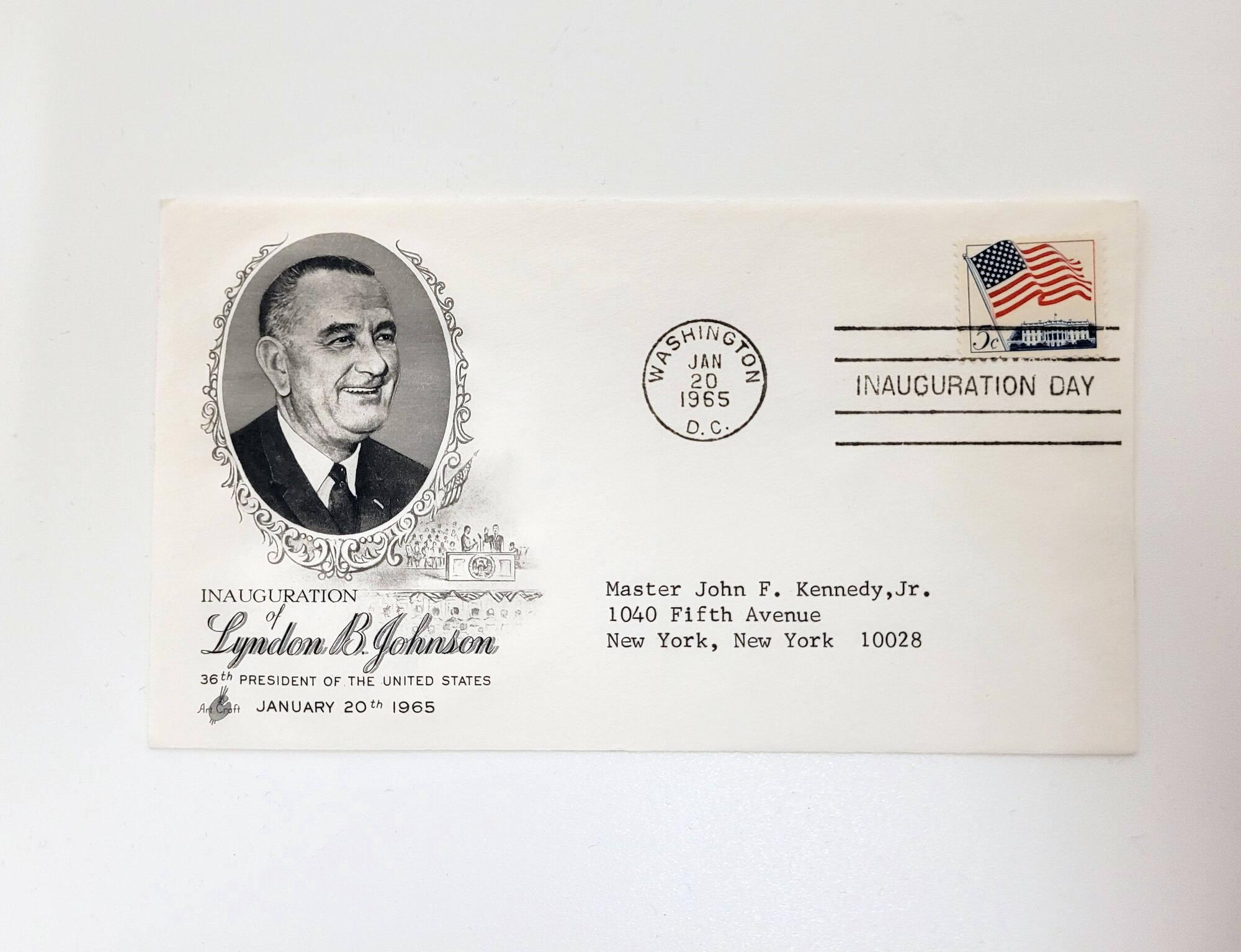 First Day Cover For Inaugruation Of President Lyndon B. Johnson – All ...