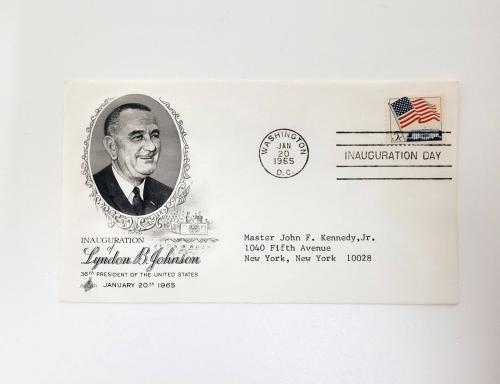 First Day Cover for Inaugruation of President Lyndon B. Johnson