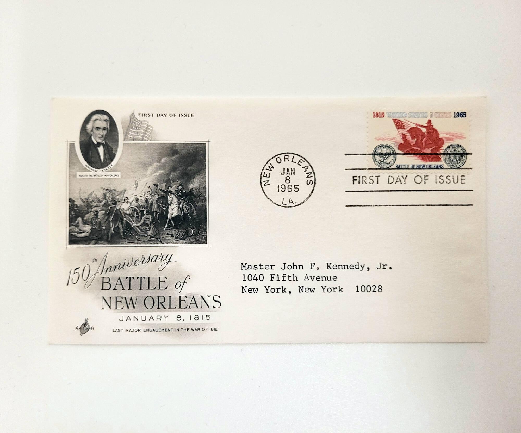 First Day Cover for the 150th Anniversary of the Battle of New