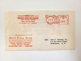 First Day Cover: American Metered Postage Meeting