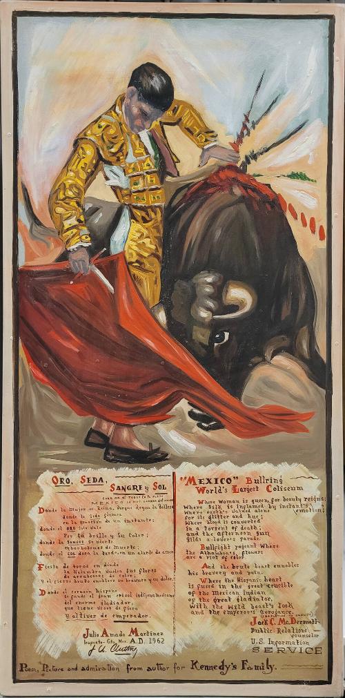 Bullfighter and Bull