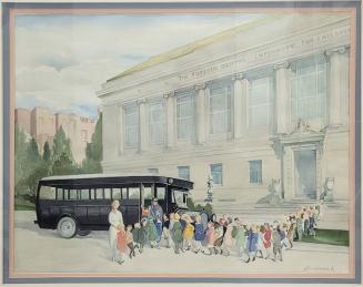 Children Boarding a Bus