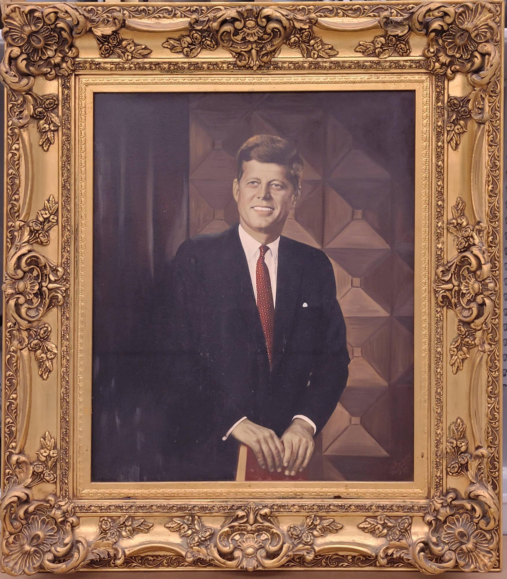 Portrait Of John F Kennedy All Artifacts The John F Kennedy