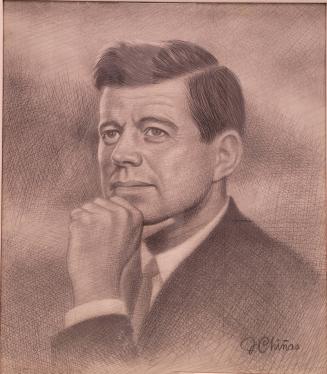 Sketch of John F. Kennedy