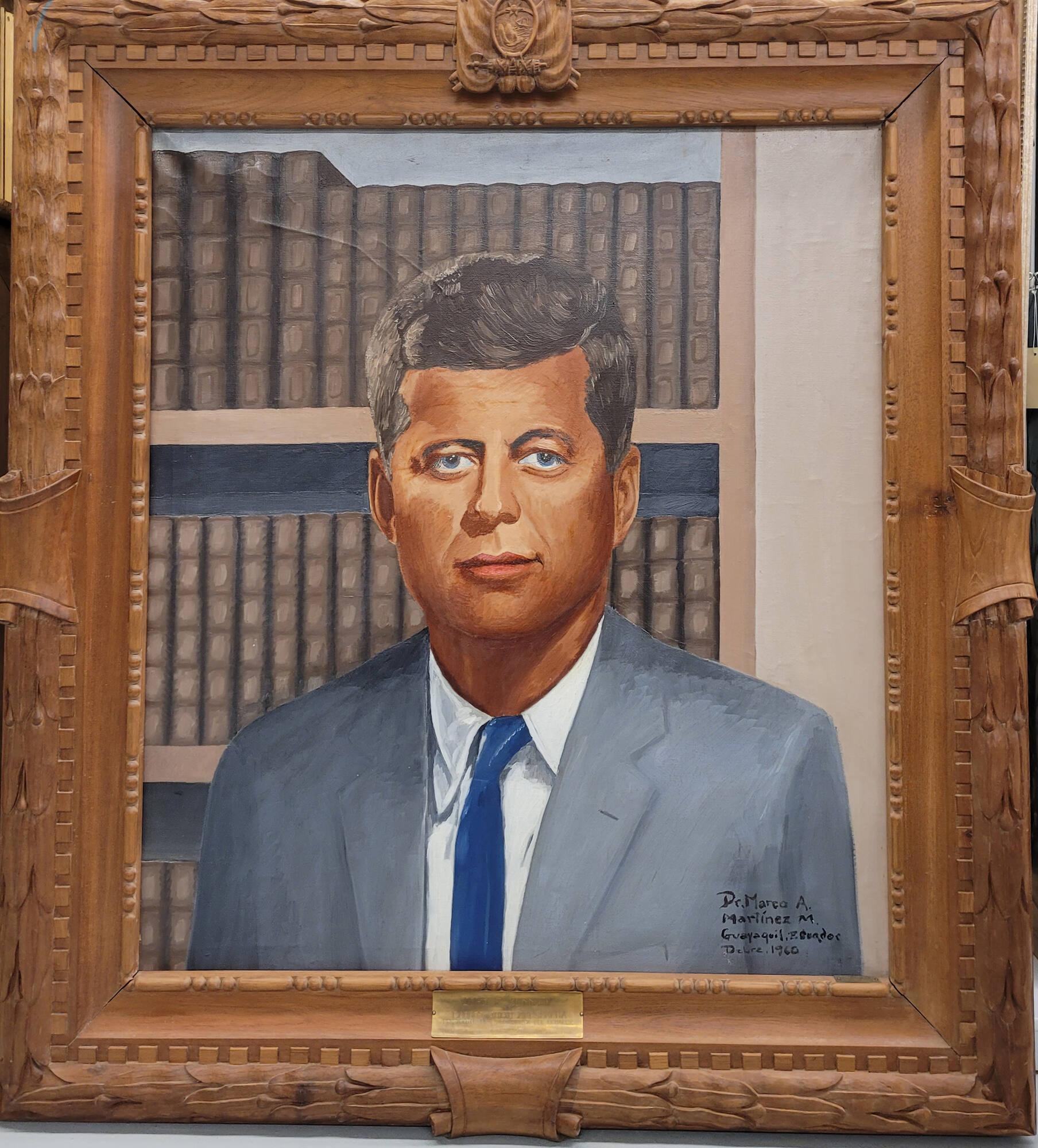 Portrait Of John F Kennedy All Artifacts The John F Kennedy