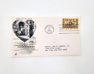 First Day Cover: Tribute to the American Homemaker