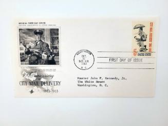 First Day Cover:In Honor of the 100th Anniversary City Mail Delivery