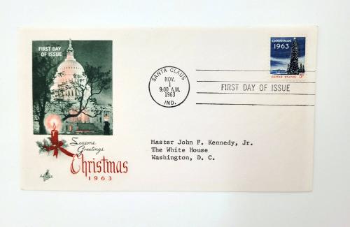 First Day Cover: Seasons Greetings Christmas 1963