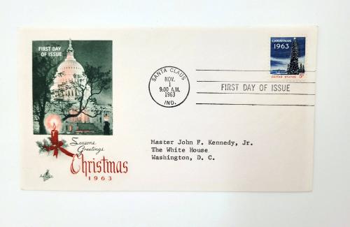 First Day Cover Seasons Greetings Christmas 1963 All Artifacts