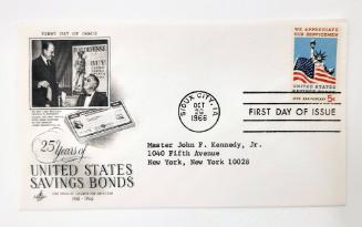 First Day Cover: 25 Years of the United States Savings Bonds