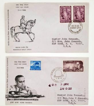 2 First Day Covers from India