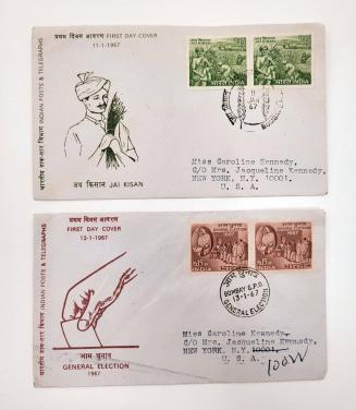 2 First Day Covers: Commemorating Jai Kisan and the General Election