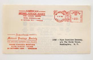 First Day Cover: American Metered Postage Society