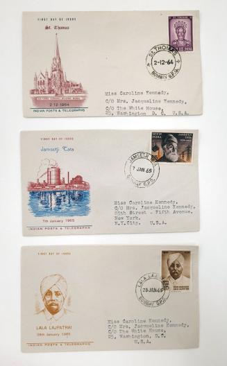 3 First Day Covers from India