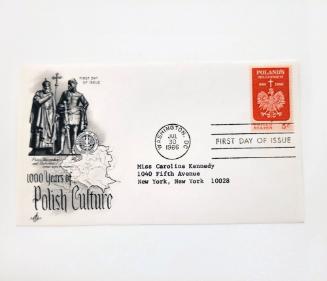 First Day Cover: Commemorating 1000 Years of Polish Culture