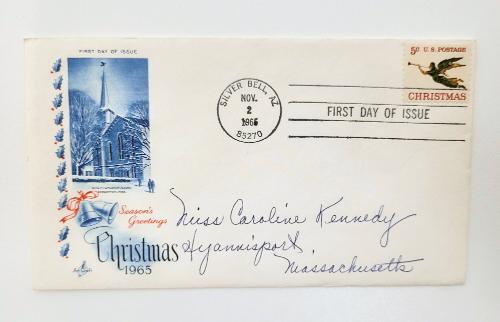 First Day Cover: Christmas 1965
