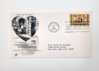 First Day Cover: Tribute to American Homemakers