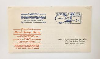 First Day Cover: American Metered Postage Society