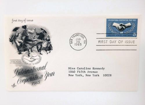 First Day Cover: Commemorating the United Nations International Cooperation Year