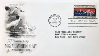 First Day Cover: Commemorating the 50th Anniversary of Migratory Bird Treaty