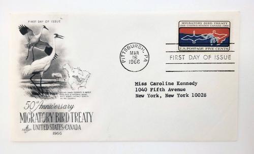 First Day Cover: Commemorating the 50th Anniversary of Migratory Bird Treaty