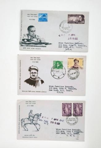 3 First Day Covers from India