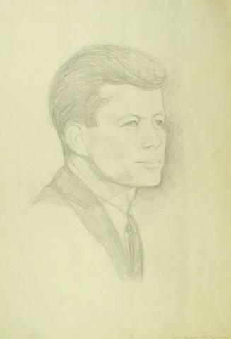 Sketch of John F. Kennedy