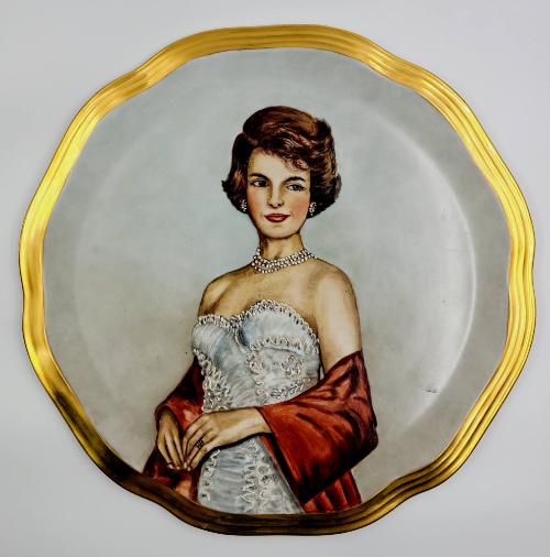 Portrait Plate of Jacqueline Kennedy