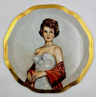 Portrait Plate of Jacqueline Kennedy