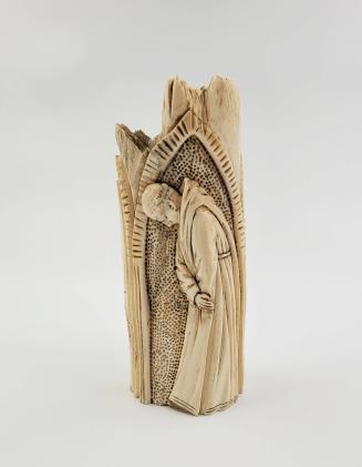Relief Carving of a Monk